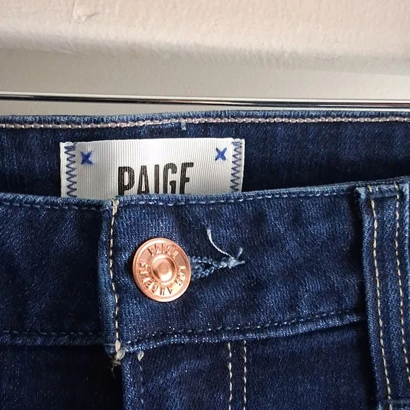 New Paige Laurel Canyon Flare Jeans Sz 31 - Picture 7 of 7